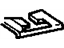 GM 10171733 Escutcheon, Seat Belt, Front Upper