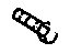 GM 15567071 Lower Reinforcement Bolt