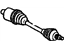 GM 26078534 Axle Assembly, Front Passenger Side