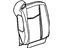 GM 88895472 Cover, Front Seat Back And Back Of Back, Passenger Side