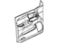GM 25812122 Panel, Door Trim/Access, Gray, Front