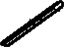 GM 19167813 Rear Brace, Driver Side