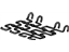 GM 20897336 Support Spring, Front