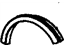 GM 20725694 Wheel Opening Molding, Rear Passenger Side