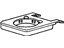 GM 12395744 Cup Holder, Front