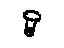 GM 11561905 Bolt, Cab And Load Carrier Outer Side Decoration, Upper