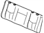 GM 89044836 Cover, Am7 - Rear Folding Seat Back ("D" Trim)