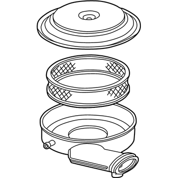 GMC Safari Air Filter Box - 25097669