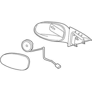 Chevy Impala Limited Side View Mirrors - 25947197