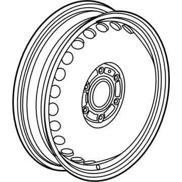 GM 84951647 Compact Spare, Rear