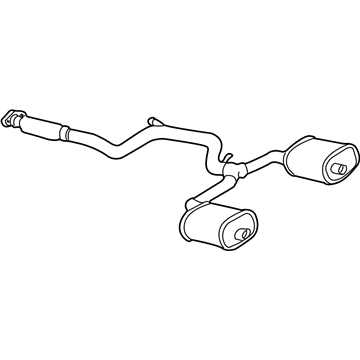 Chevy Exhaust Pipe - 15241771