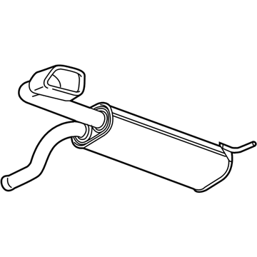 Chevy Cruze Muffler - 39058004