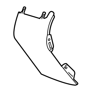 GM 84719360 Filler Panel, Beige, Lower