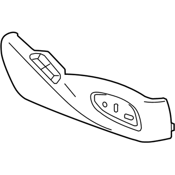 Cadillac Seat Switch Panel - 22758215