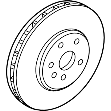 2005 Cadillac SRX Brake Disc - 19303819