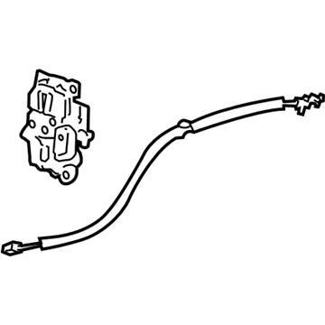 GM 22862035 Lock Actuator, Rear Passenger Side