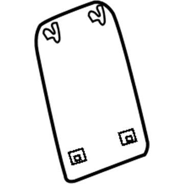 GM 88996352 Rear Trim Panel, Titanium