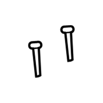 GM 19122564 Headrest Guide, Titanium, Front