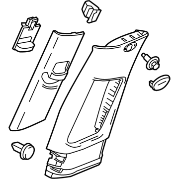 GM 42508015 Upper Center Pillar Trim