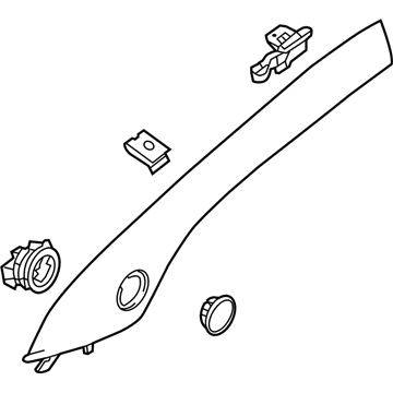 GM 42648918 Windshield Pillar Trim, Passenger Side