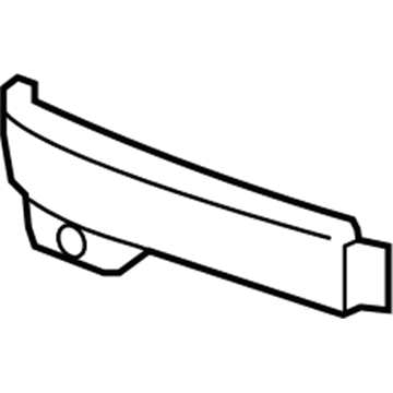 GM 20876854 Front Panel, Titanium, Driver Side