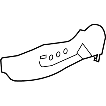 GM 20952811 Side Panel, Titanium, Front Driver Side