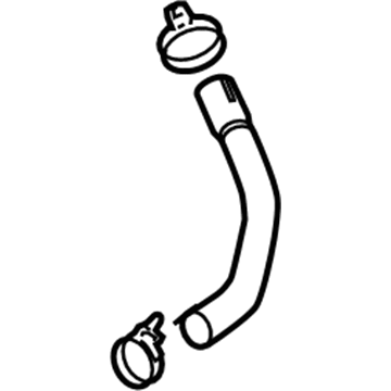 Cadillac SRX Radiator Hose - 89023435