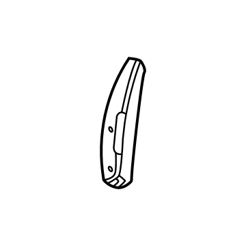 GM 84490400 Deflector, Front Outer Passenger Side