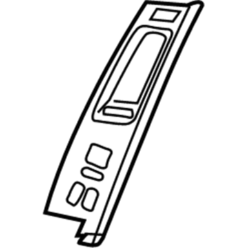 GM 25893137 Switch Bezel, Front Passenger Side