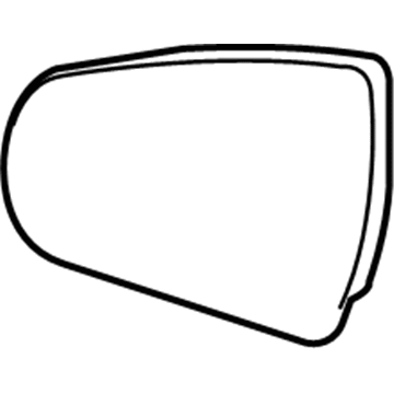Cadillac SRX Side View Mirrors - 20795177