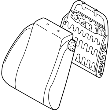 Chevy 96802015 Seat Back Assembly