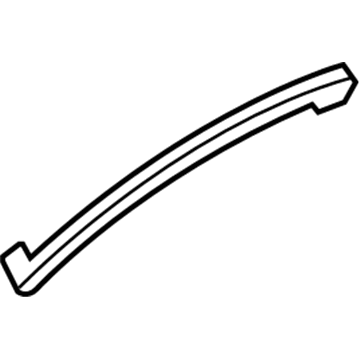 GM 20984907 Upper Weatherstrip Retainer, Front Driver Side