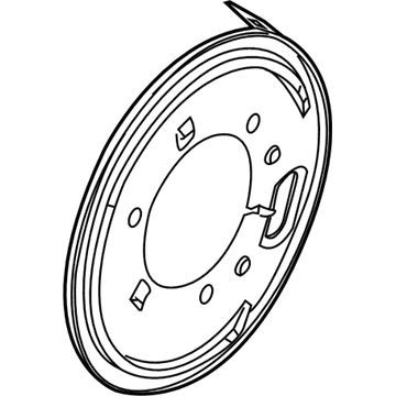 Cadillac XLR Brake Backing Plate - 12530695