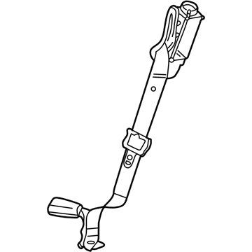 Saturn 22711833 Center Seat Belt