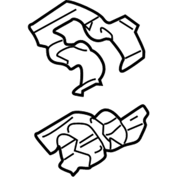 GM 18019039 Brake Pads Retainer Kit