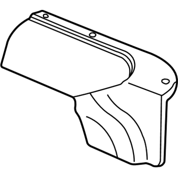 Chevy 16661064 Trunk Side Trim