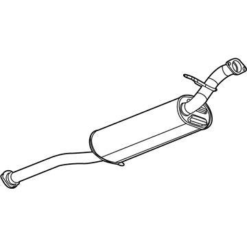 2010 Hummer H3T Muffler - 94738539