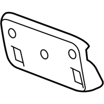 GM 23354525 License Bracket