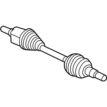GM 23231834 Axle Assembly, Front Driver Side