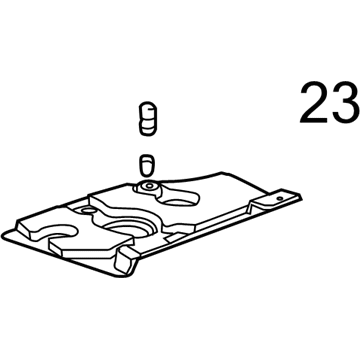 GM 20913192 Lower Insulator, Passenger Side