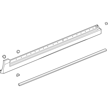 GM 42810332 Rocker Molding, Driver Side