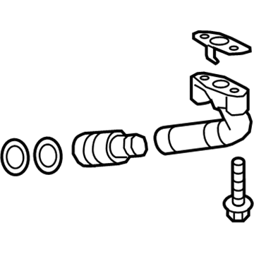 GM 12652349 Oil Line, Passenger Side