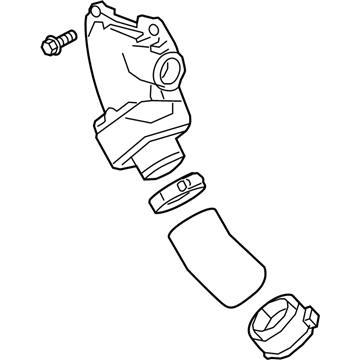 GM 12672516 Air Inlet Tube, Passenger Side