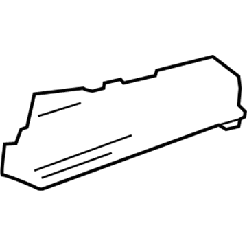 GM 23249027 Track Cover, Front