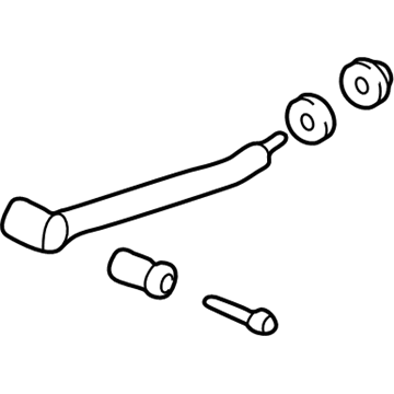 GM 22639909 Trailing Arm, Rear Passenger Side