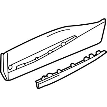 2022 Chevy Bolt EUV Door Moldings - 42786077