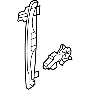 2014 Buick Enclave Window Regulator - 22867701