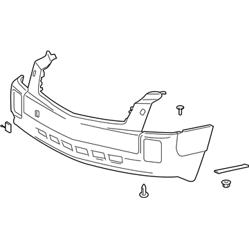 GM 19121119 Bumper Cover