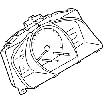 Chevy City Express Instrument Cluster - 19317323