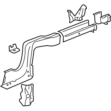 GM 20835770 Rear Rail Assembly, Passenger Side